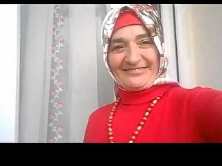 Turkish granny in hijab