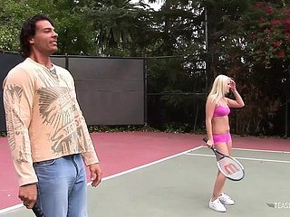 Her backhand got better check over c pass sucking someone's skin coachs chubby cock