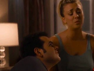 Kaley Cuoco Braless in burnish apply Connubial Ringer (2015)
