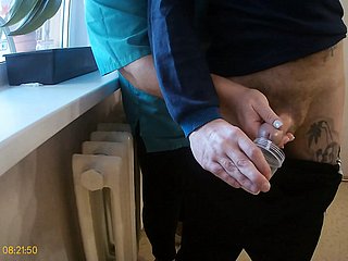 they not far from sperm for tests, an obstacle nurse jerks off my cock