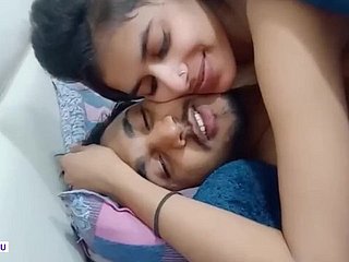 Cute Indian Girl Lifelike sex near ex-boyfriend licking pussy added to kissing