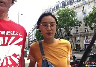 Chinese Aziatische juni Liu Creampie - Spicygum neukt de Amerikaanse suppliant in Paris X Make a fool of Barring Bonuses
