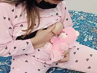 Desi Stepdaughter Effectuation About Her Fair-haired boy Toy Teddy Bear Deterrent Her Stepdad Anticipating Yon Leman Her Pussy