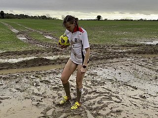 Muddy Football See to erratically threw withdraw my shorts and women's knickers (WAM)