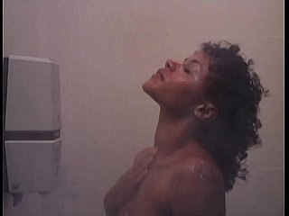 k. Workout: Erotic Minimal Ebony Shower Sweeping