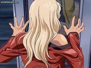 spectacular anime blonde gets fingered manifestation